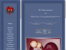 Tablet Screenshot of marlies-grusskartenservice.ch